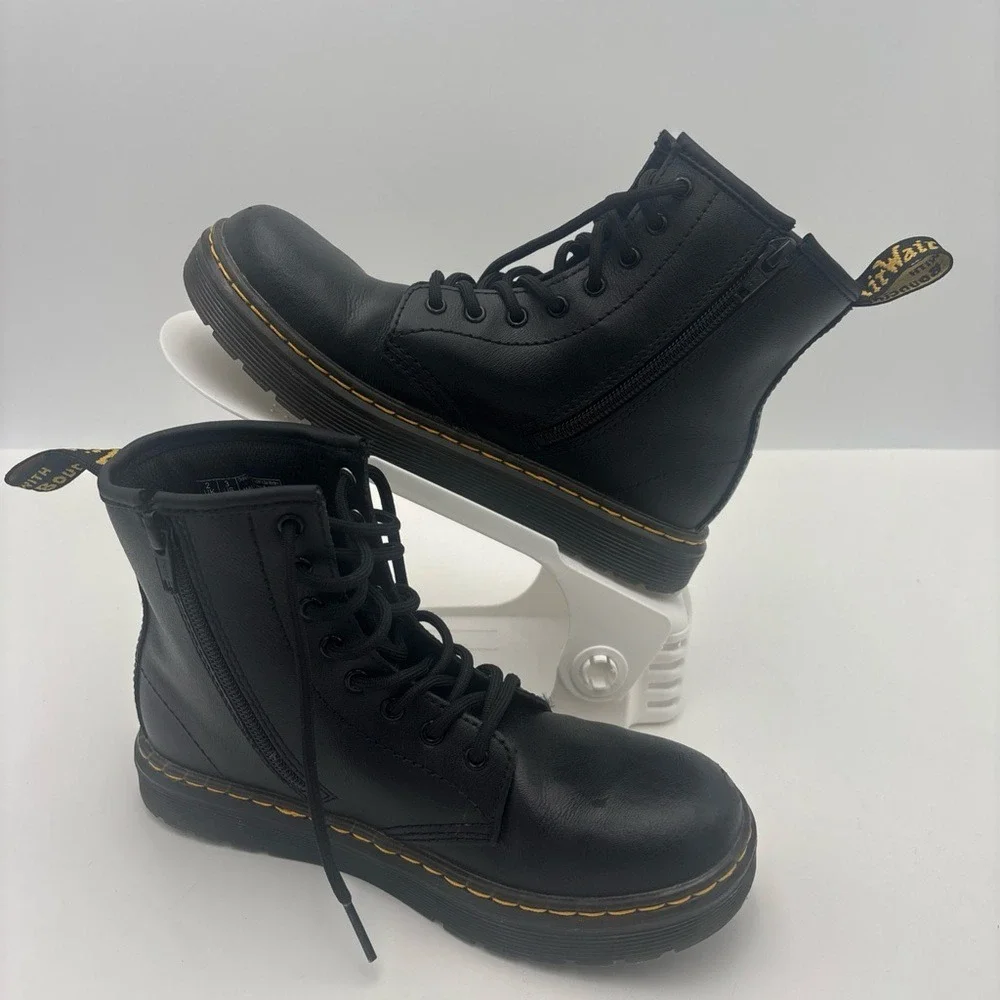 Dr. Martens Black Kids Boots